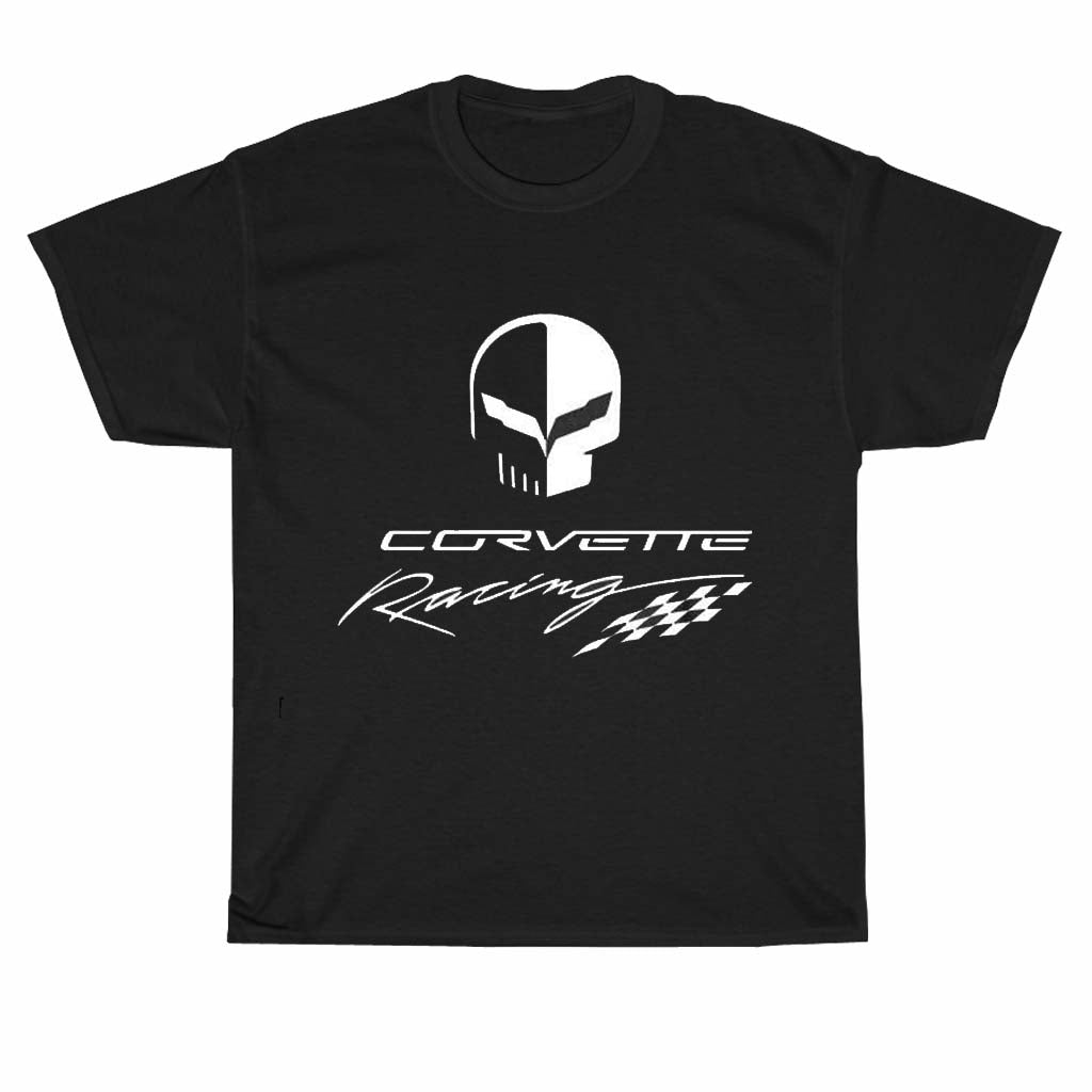 Chevrolet Corvette Racing Jake Skull Logo Unisex Men's T Shirt Size S to 3XL
