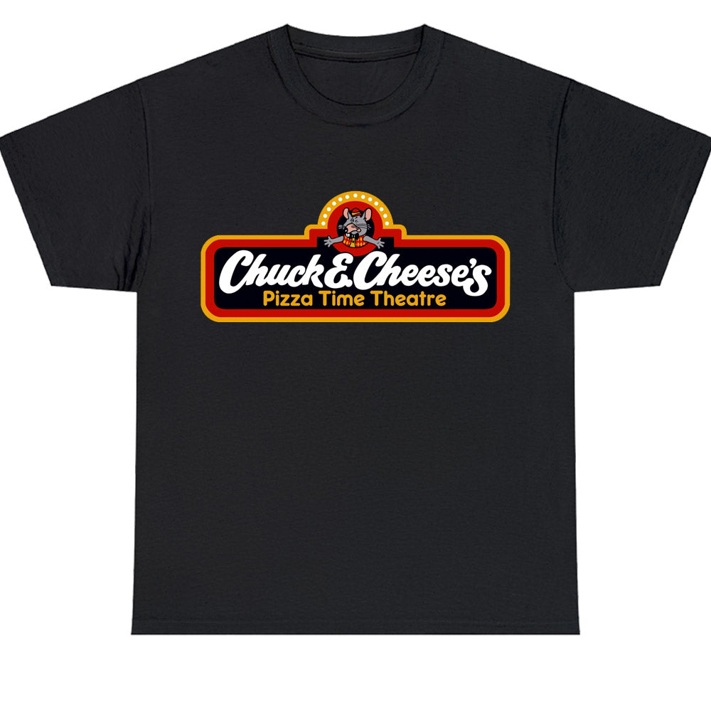 Chuck E Cheese Restaurant Logo Men's Unisex T Shirt Size S to 3XL