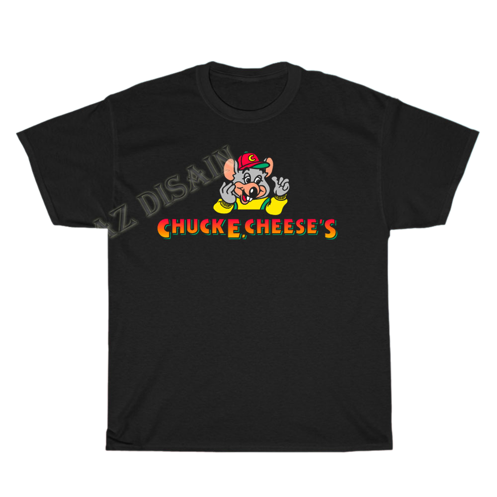 Chuck E Cheese Restaurant Logo Men's Unisex T Shirt Size S to 3XL