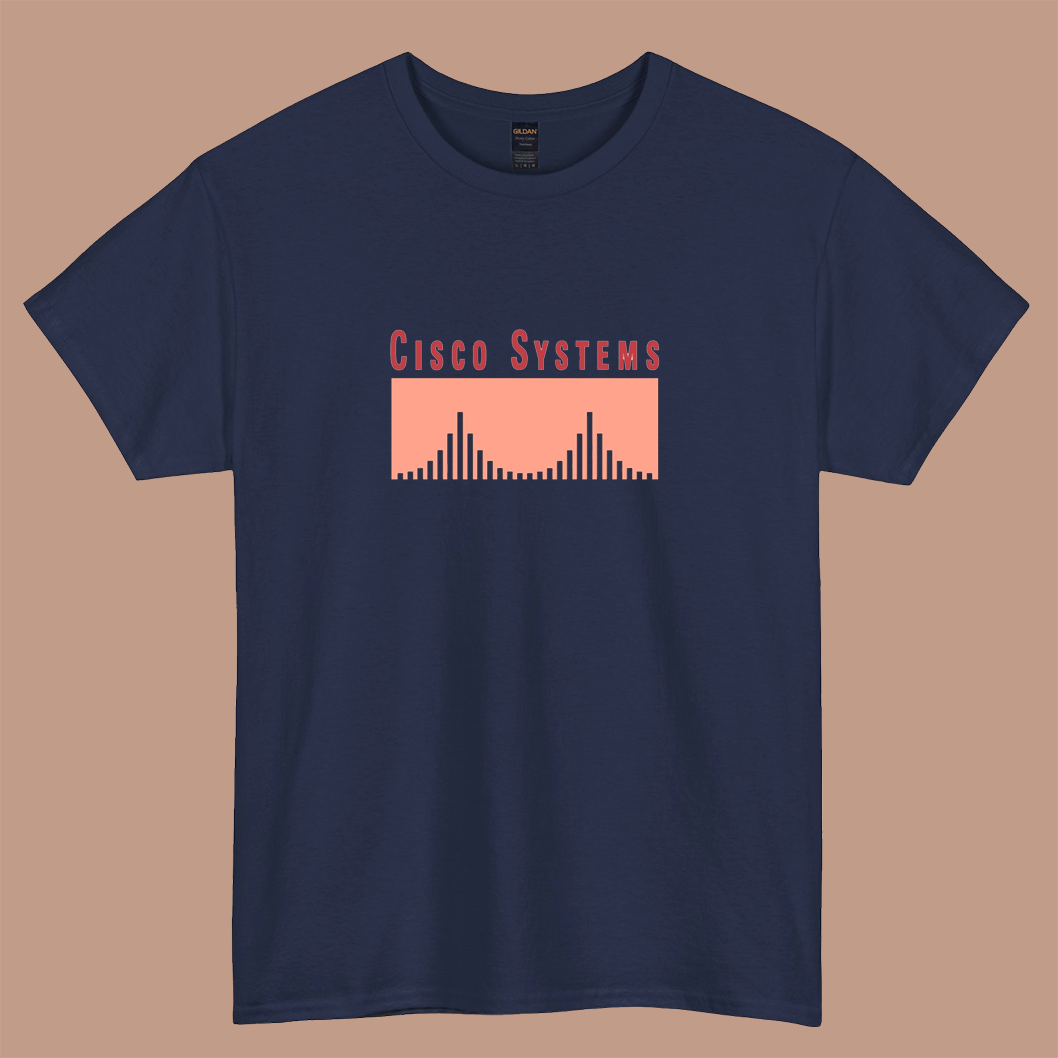 Cisco logo short sleeve t shirt S-3XL -P