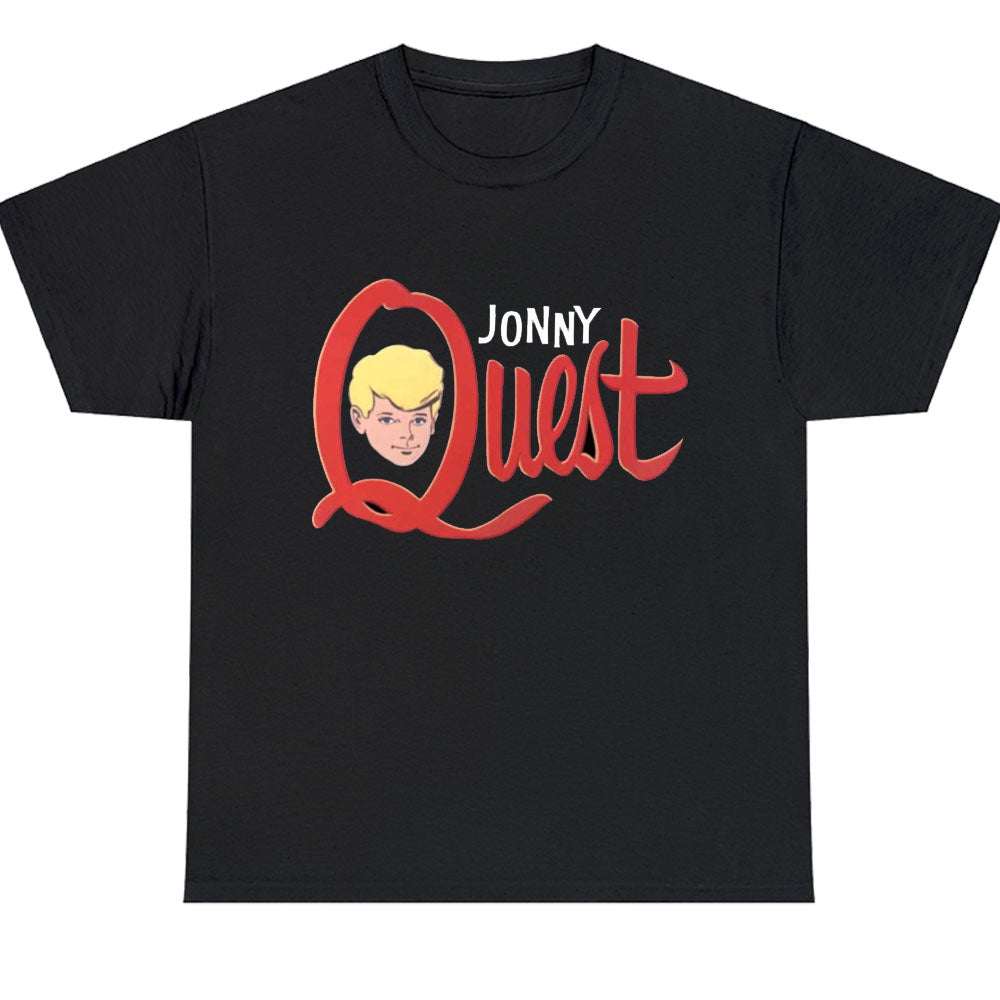 Classic Jonny Quest Logo Men's Unisex T Shirt Size S to 3XL