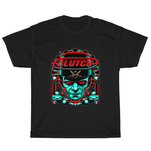 Clutch Rock band Classic logo Men's Unisex T Shirt Size S to 3XL