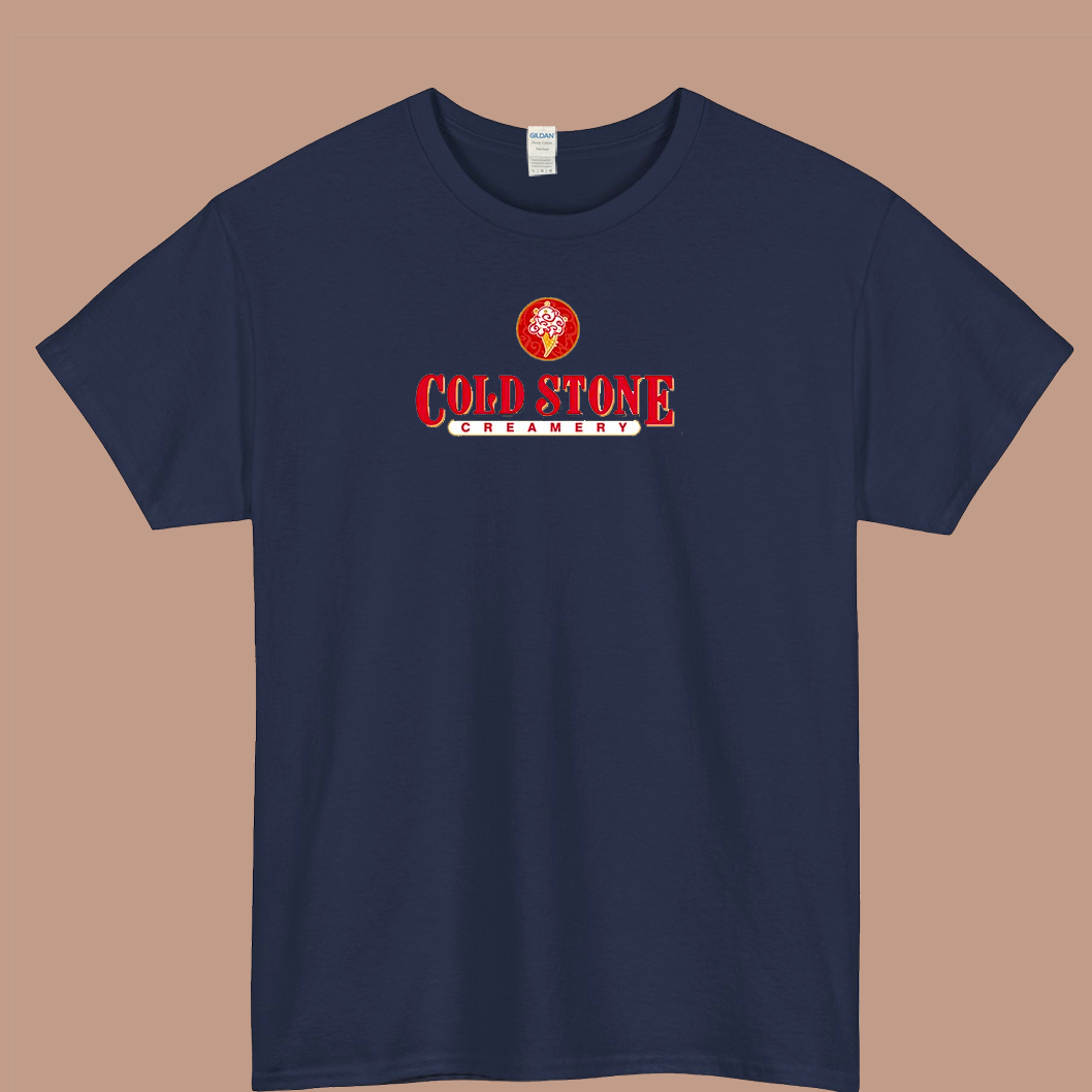 Cold Stone Logo Mens Unisex Short Sleeve T-Shirt Size S-3XL