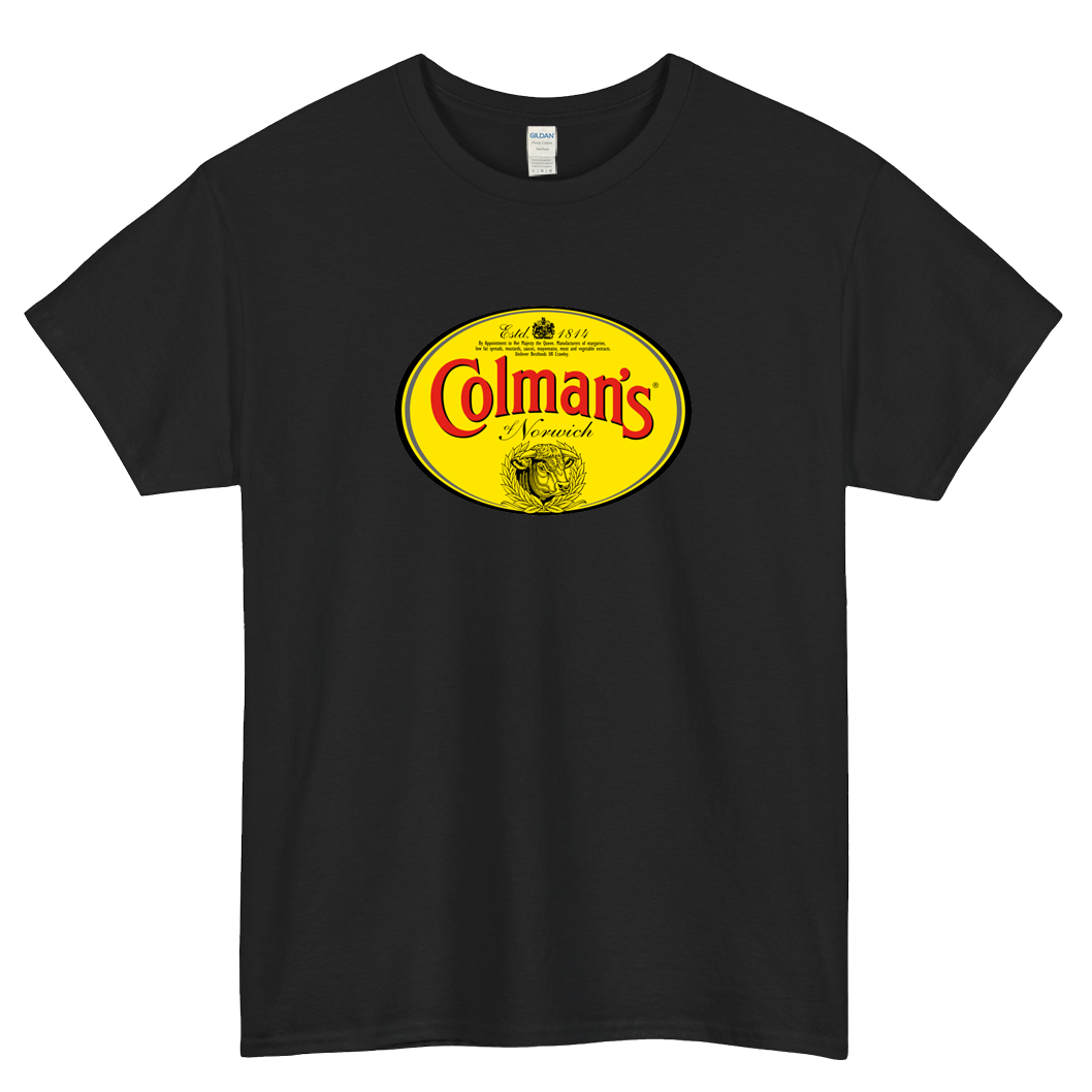 Colman’s Mustard Short Sleeve T-Shirt Size S-3XL -P