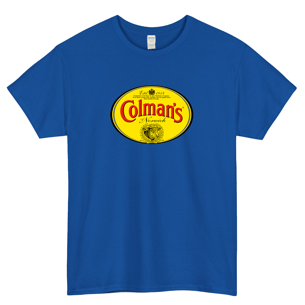 Colman’s Mustard Short Sleeve T-Shirt Size S-3XL -P