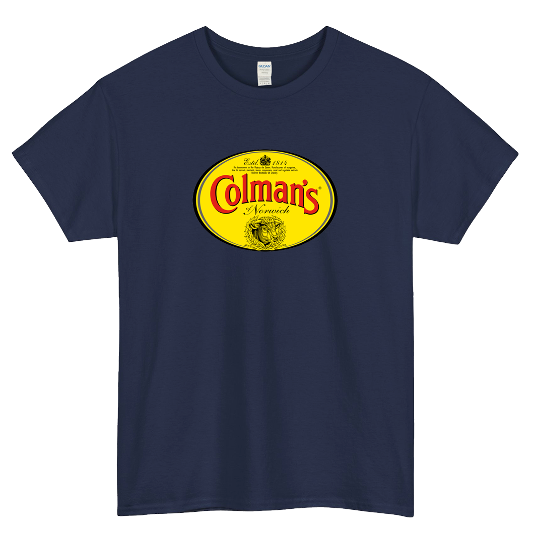 Colman’s Mustard Short Sleeve T-Shirt Size S-3XL -P