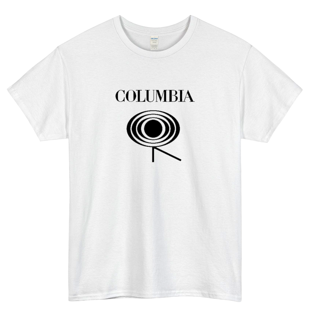 Columbia Records Short Sleeve T-Shirt Size S-3XL -P