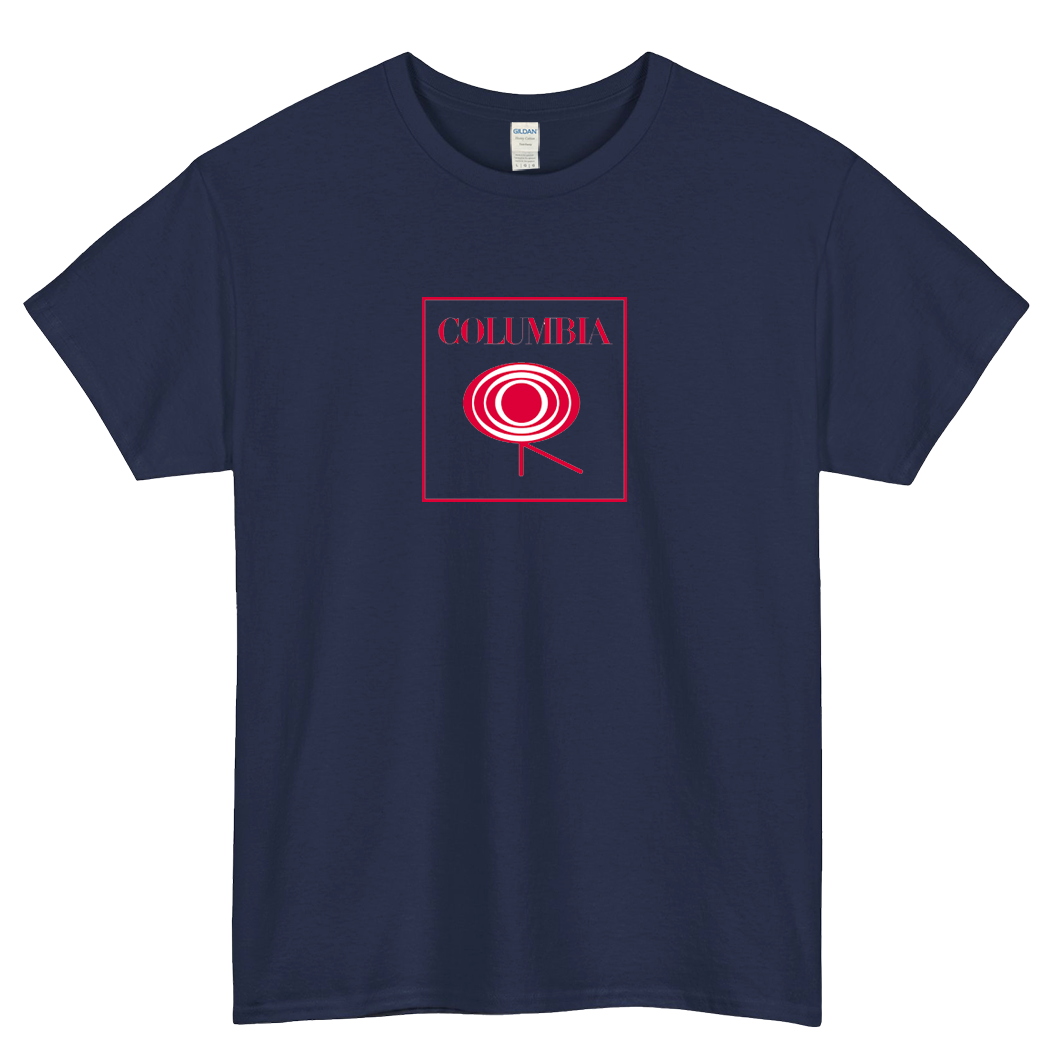COLUMBIA RECORDS LABEL SHORT SLEEVE T SHIRT -P (Copy)