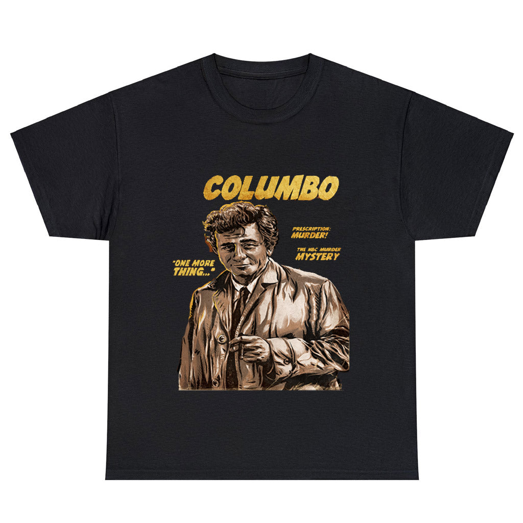 Columbo 80's Detective Retro Tv Show Logo Men's Unisex T Shirt Size S to 3XL