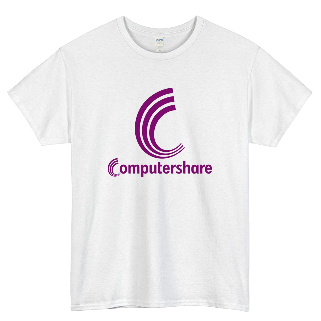 Computershare Logo Mens Unisex Short Sleeve T-Shirt Size S-3XL - P