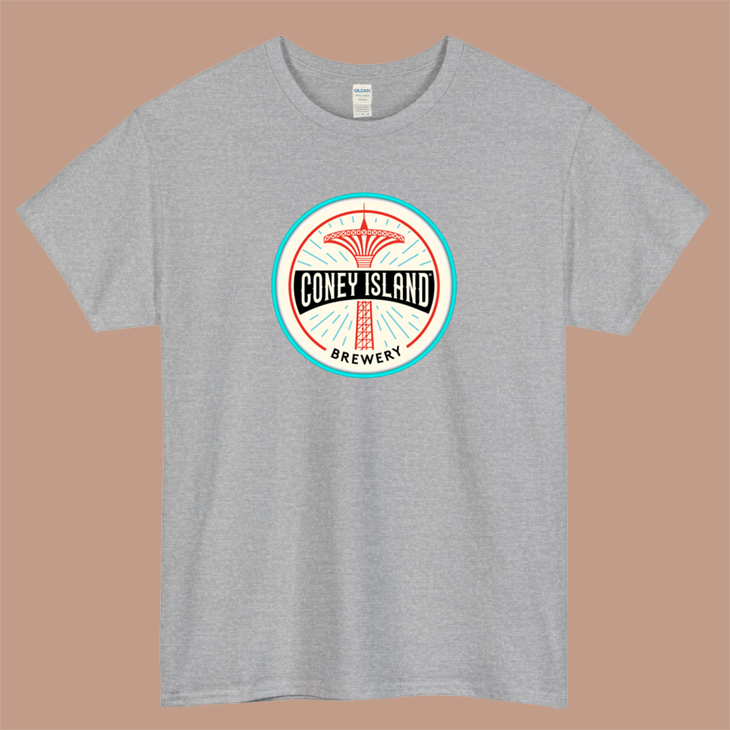 Coney Island Brewery Logo Mens Unisex Short Sleeve T-Shirt Size S-3XL - P