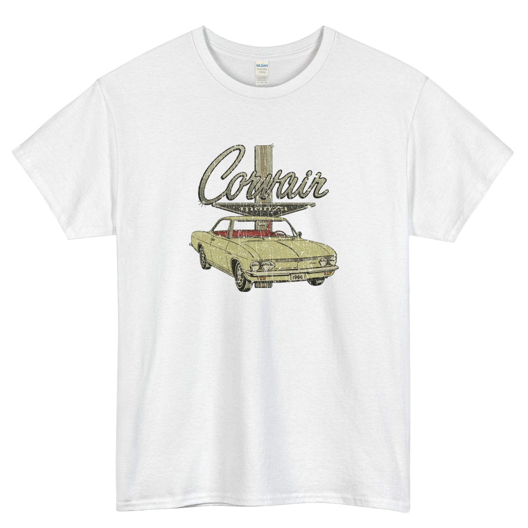 Corvair Monza 1966 Logo Mens Unisex Short Sleeve T-Shirt Size S-3XL - P