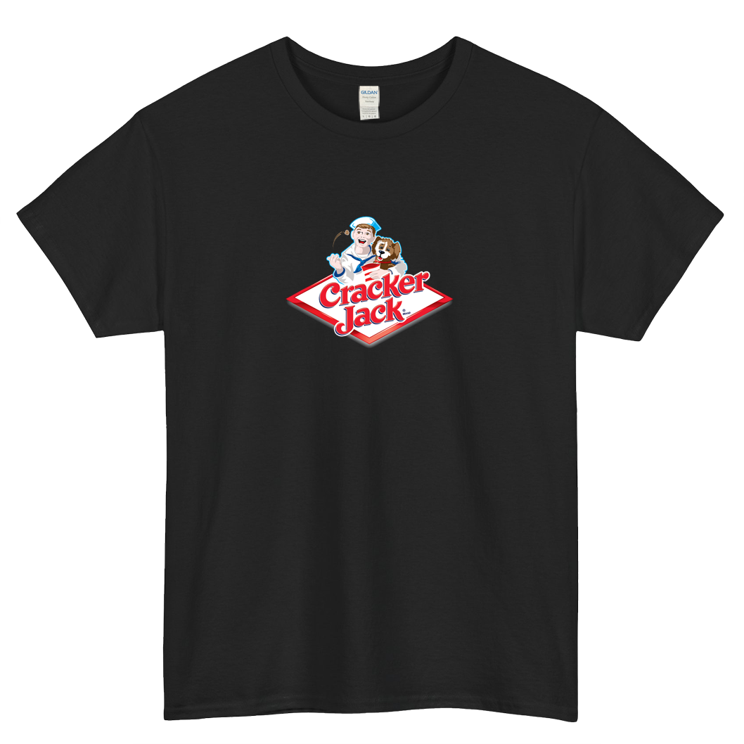 Cracker Jack popcorn peanuts Logo short SLEEVE T SHIRT -P