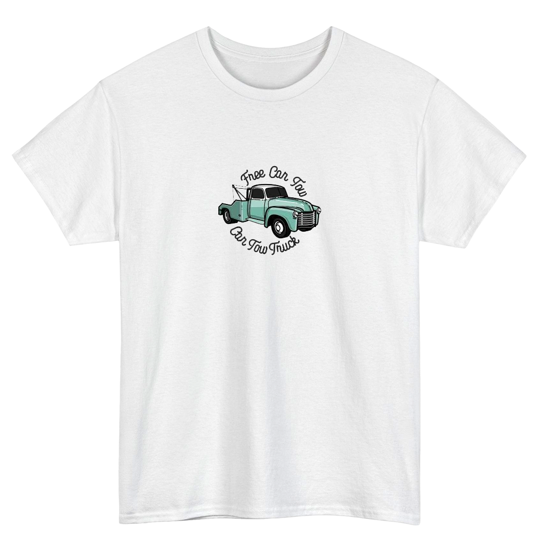 Cute Tow Truck Operators Lady Logo Mens Unisex Short Sleeve T-Shirt Size S-3XL - P