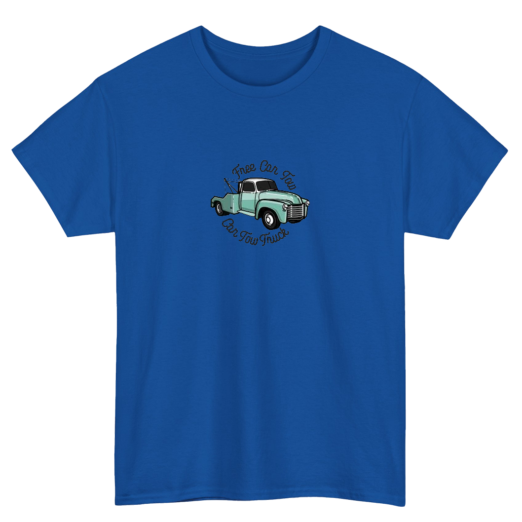 Cute Tow Truck Operators Lady Logo Mens Unisex Short Sleeve T-Shirt Size S-3XL - P
