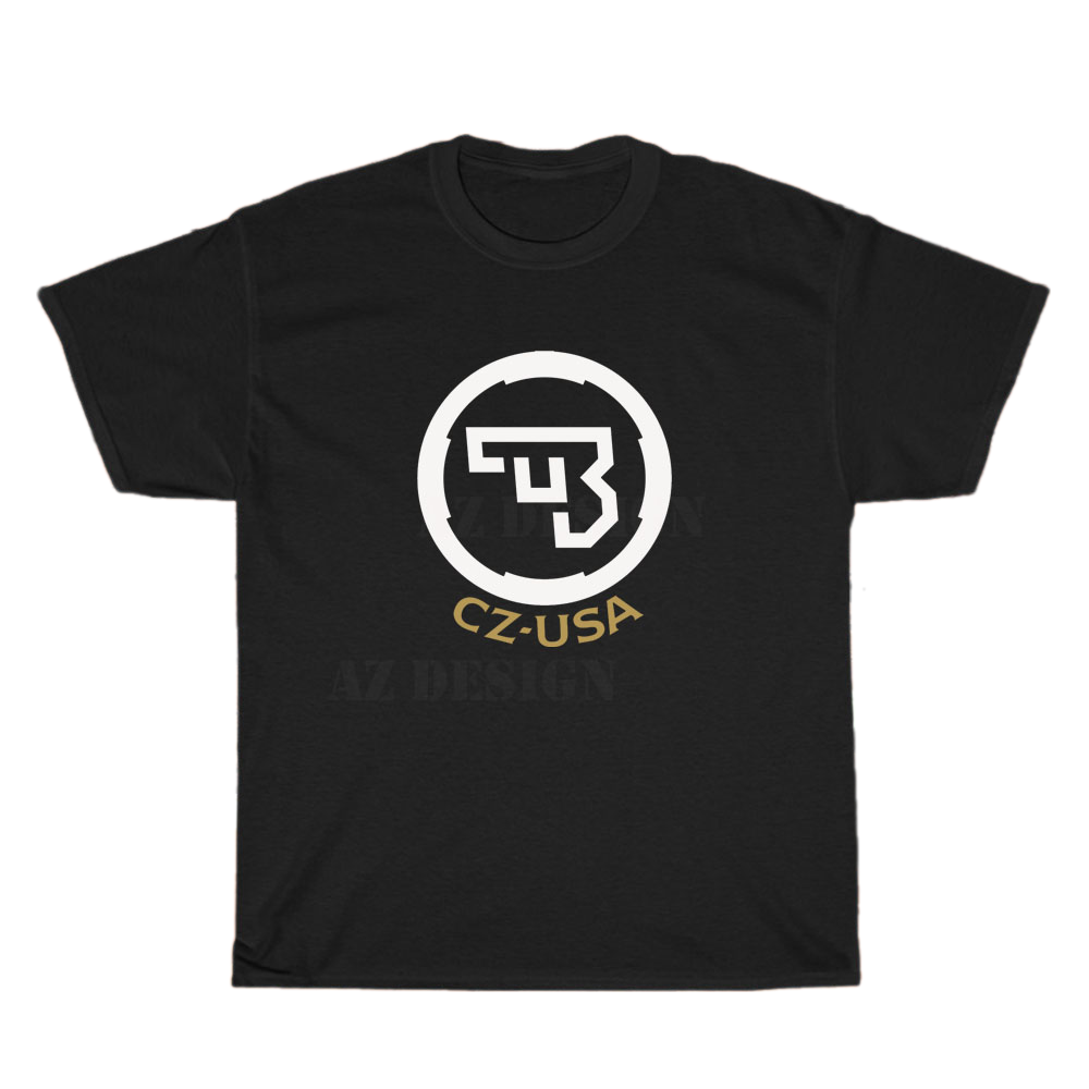 Czech firearm CZ Logo Men's Unisex T Shirt Size S to 3XL
