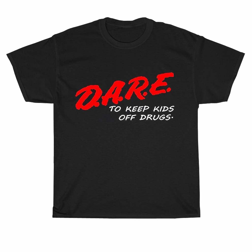 DARE To Keep Kids Off Drugs Logo Unisex Men's T Shirt Size S to 3XL