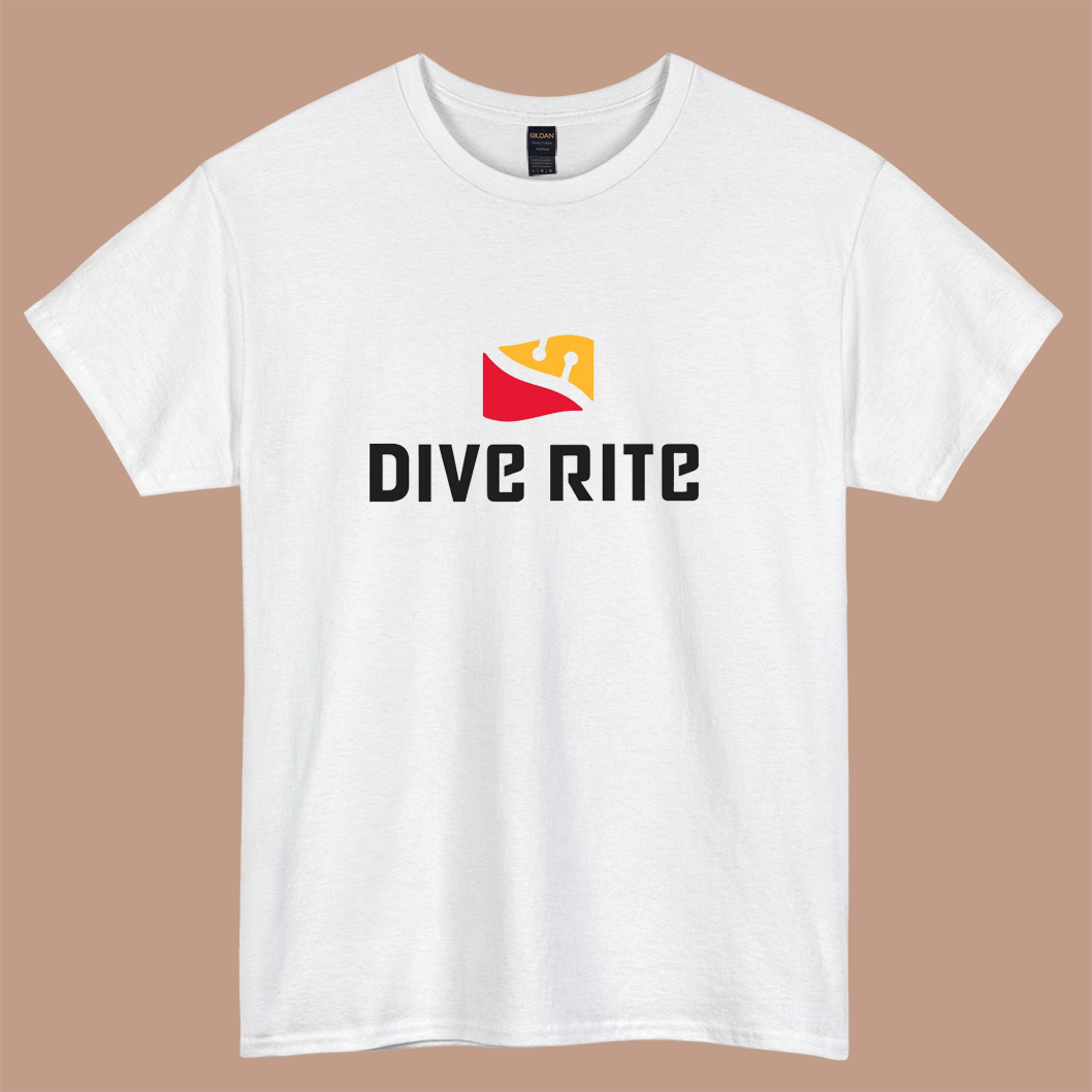 DIVE RITE LOGO short sleeve t shirt S-3XL-P