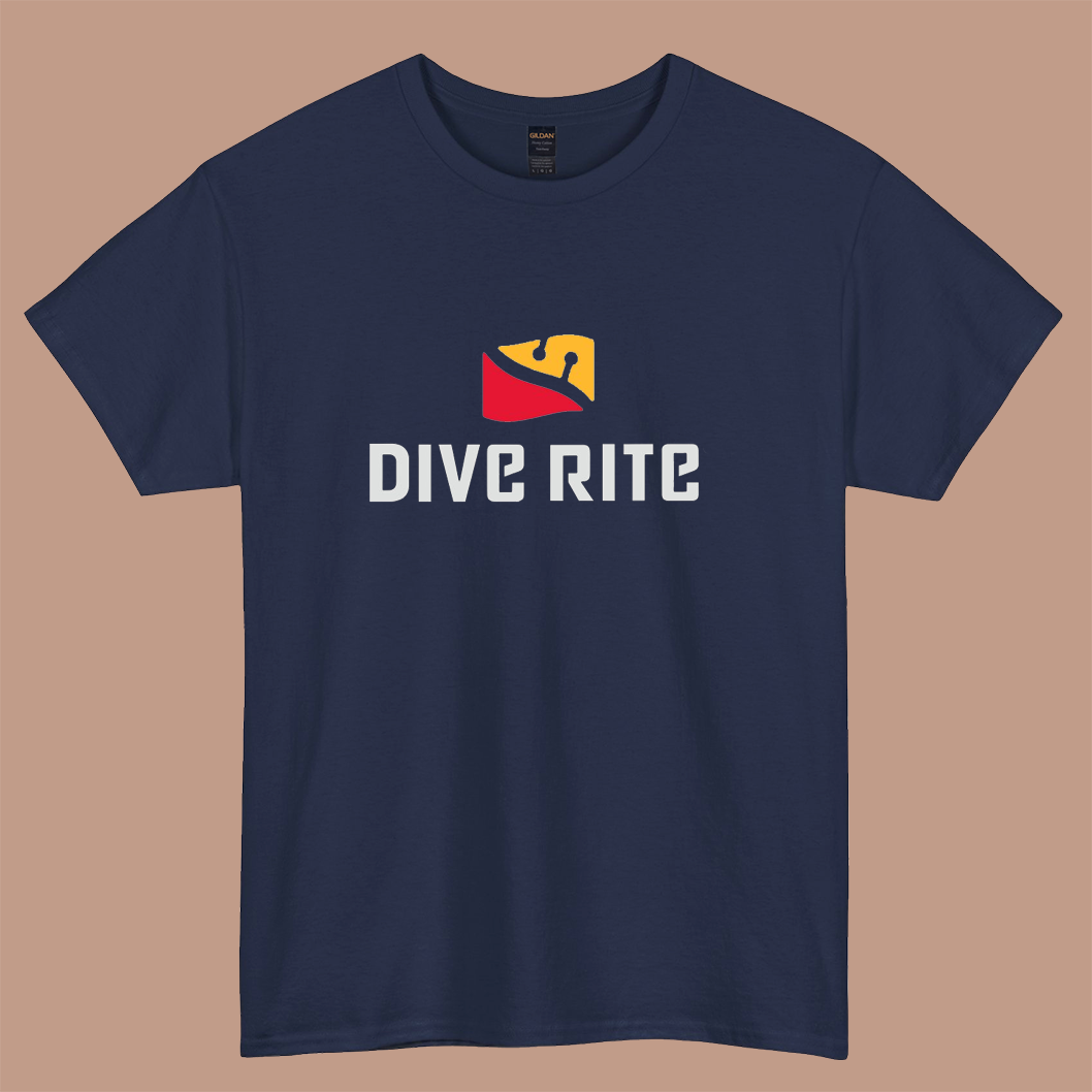 DIVE RITE LOGO short sleeve t shirt S-3XL-P
