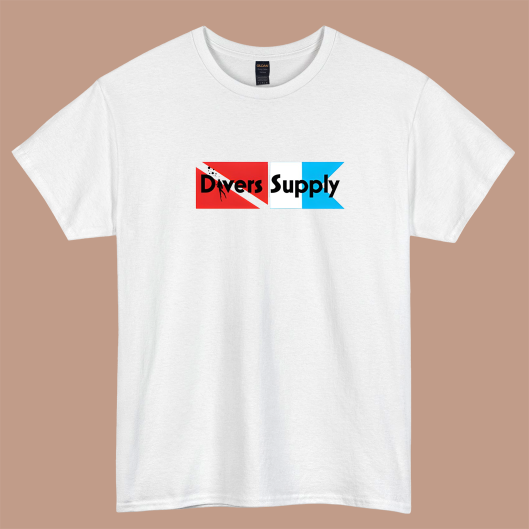 DIVERS SUPPLY logo short sleeve t shirt S-3XL-P