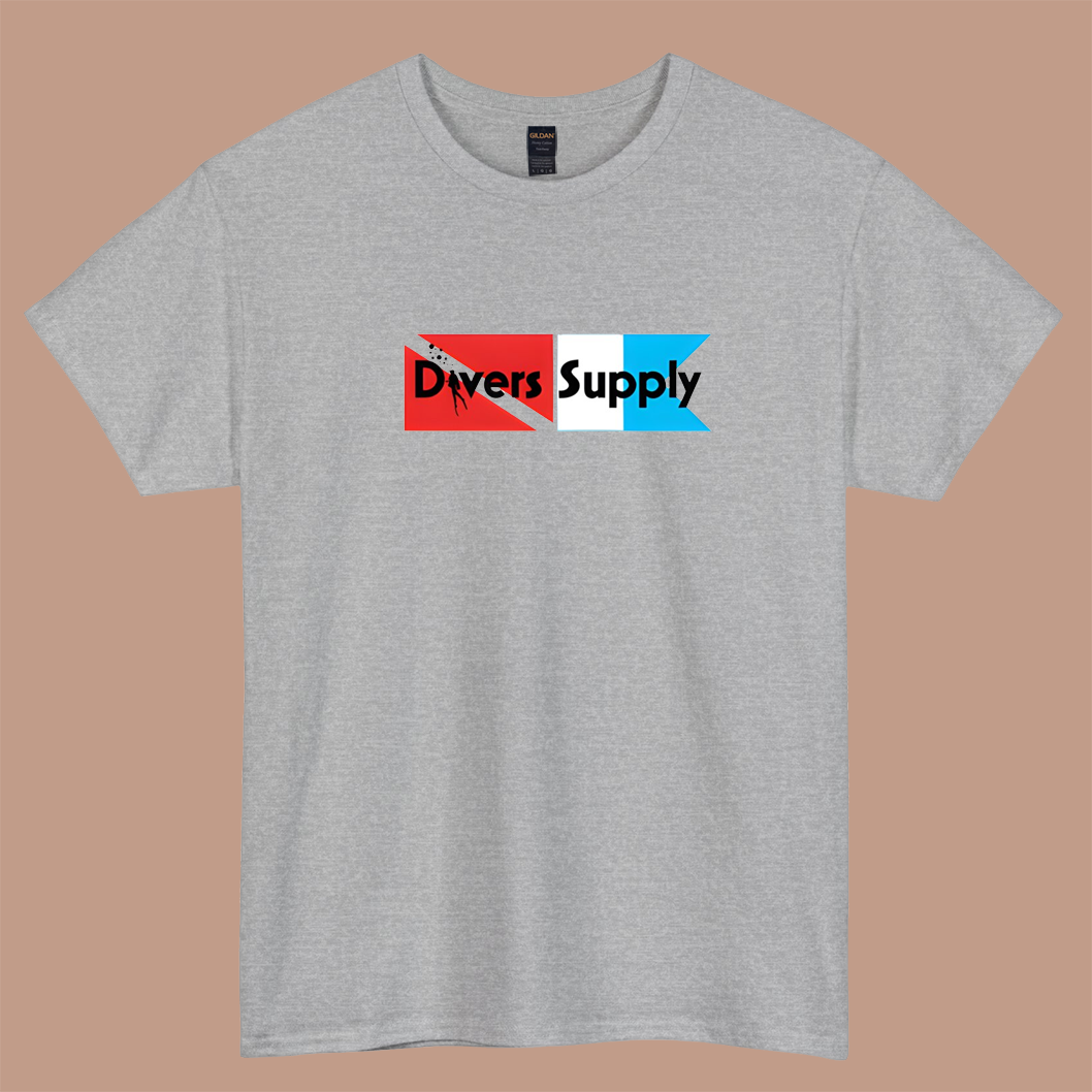DIVERS SUPPLY logo short sleeve t shirt S-3XL-P