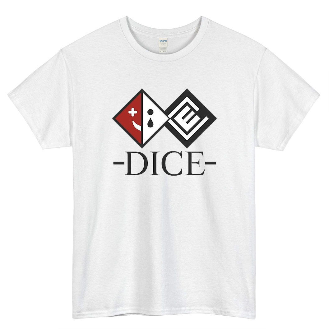Danganronpa Dice Logo Mens Unisex Short Sleeve T-Shirt Size S-3XL - P