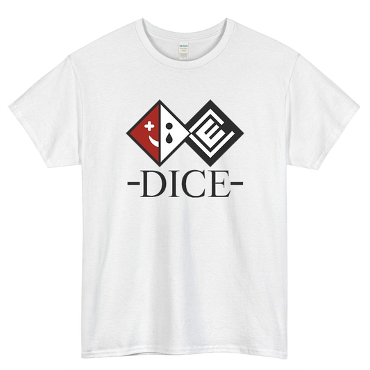 Danganronpa Dice Logo Mens Unisex Short Sleeve T-Shirt Size S-3XL - P