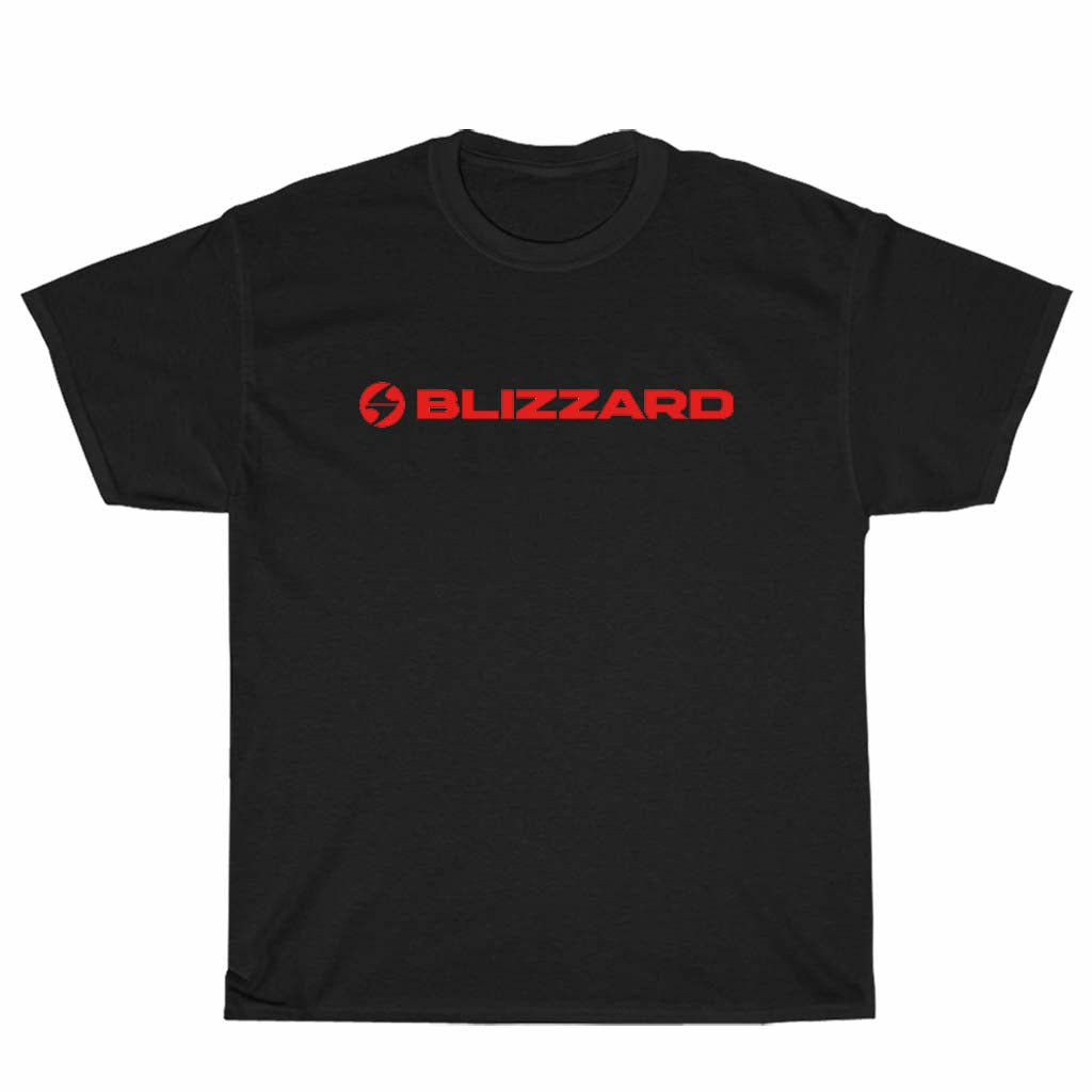 Dark Blue Color Blizzard Ski Logo Unisex Men's T Shirt Size S to 3XL