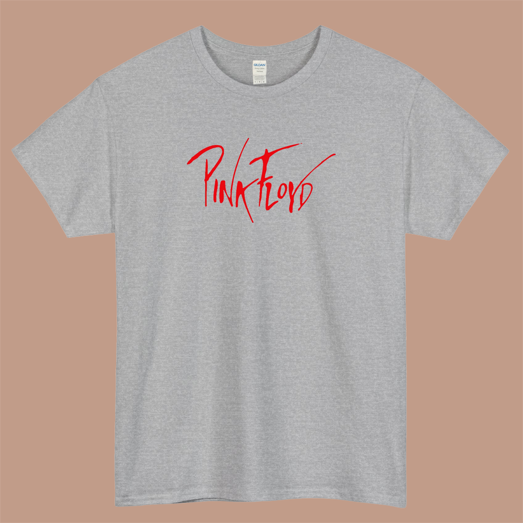 Dark Side Of The Moon Pink Floyd Logo Mens Unisex Short Sleeve T-Shirt Size S-3XL - P