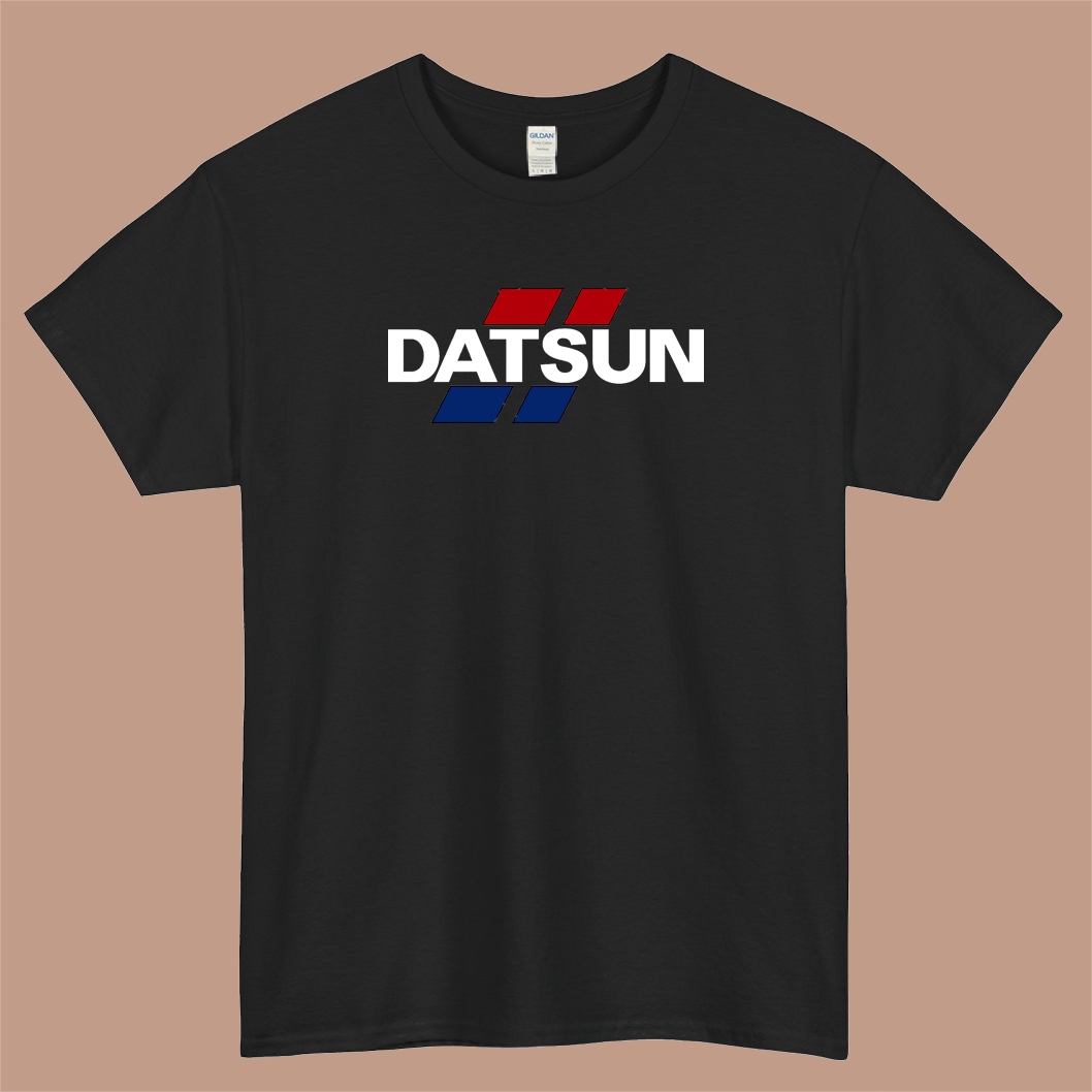 Datsun - Black Logo Mens Unisex Short Sleeve T-Shirt Size S-3XL - P