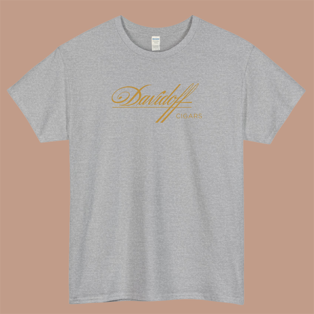 Davidoff Cigars Dominican Cigars Logo Mens Unisex Short Sleeve T-Shirt Size S-3XL - P