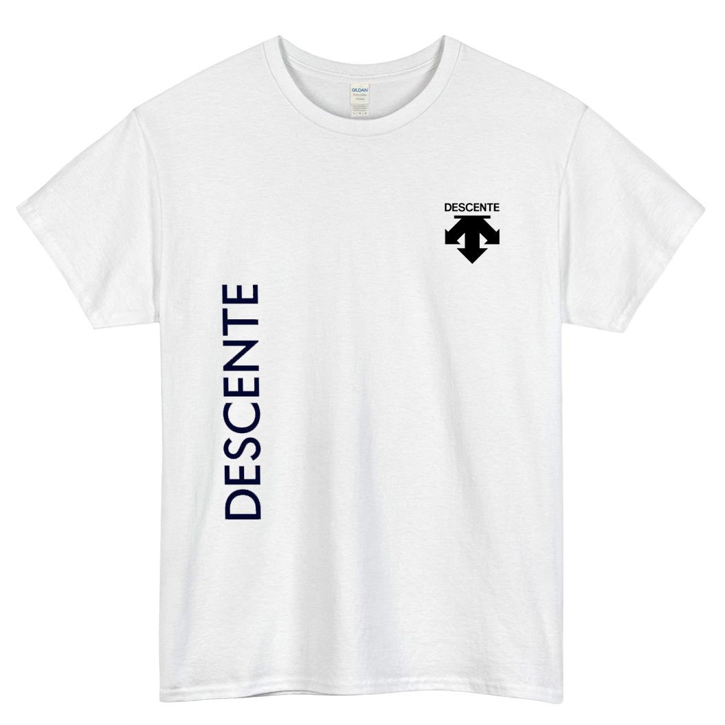 Descente Logo Mens Unisex Short Sleeve T-Shirt Size S-3XL - P
