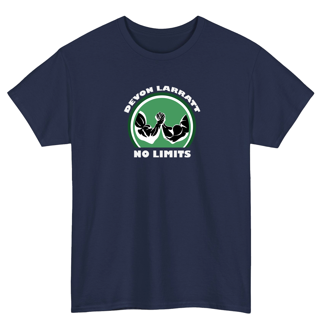 Devon Larratt No Limits Logo Mens Unisex Short Sleeve T-Shirt Size S-3XL - P