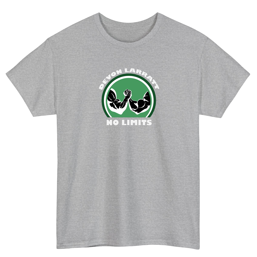 Devon Larratt No Limits Logo Mens Unisex Short Sleeve T-Shirt Size S-3XL - P