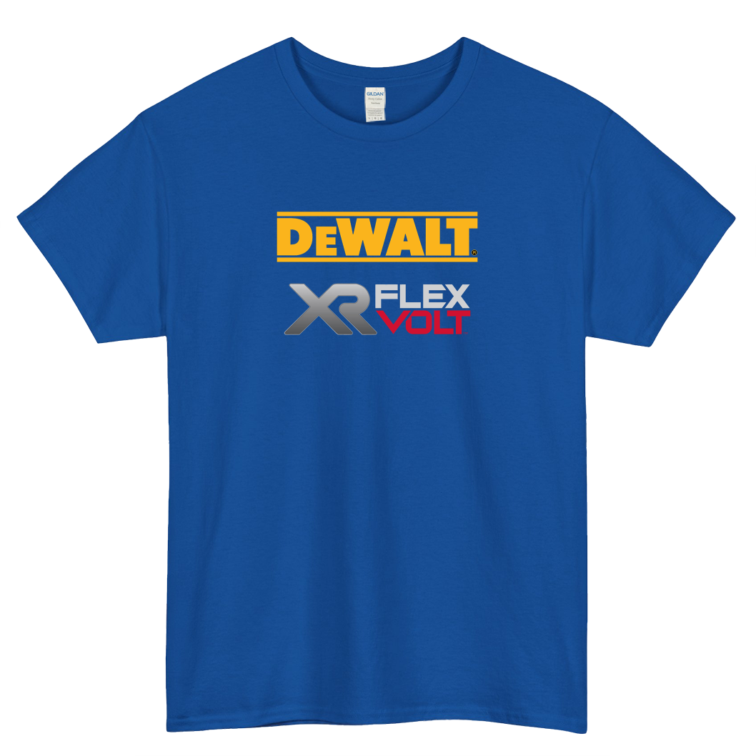 Dewalt XR FlexVolt Logo Mens Unisex Short Sleeve T-Shirt Size S-3XL - P