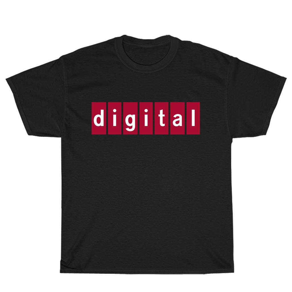 Digital Equipment Corporation Men's Black T-shirt Logo Unisex Men's T Shirt Size S to 3XL