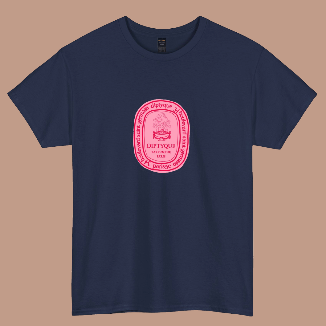 Diptyque logo short sleeve t shirt S-3XL -P