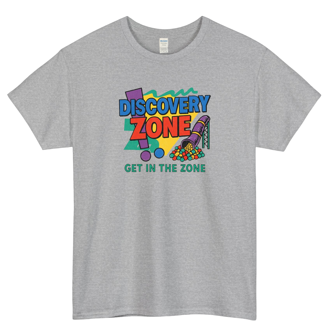 Discovery Zone – DZ Playground Legend Logo Mens Unisex Short Sleeve T-Shirt Size S-3XL - P