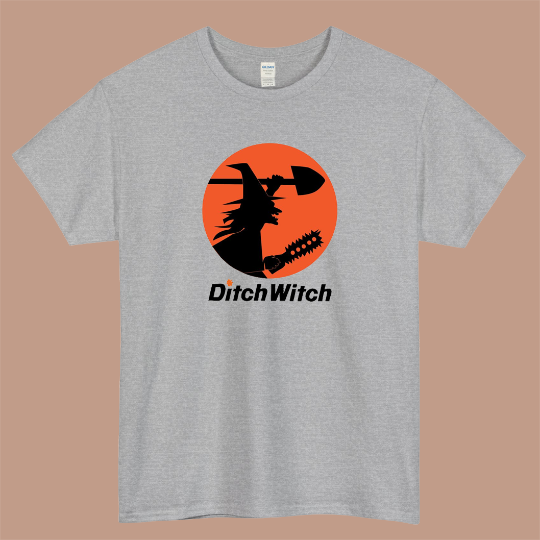 Ditch Witch Logo Mens Unisex Short Sleeve T-Shirt Size S-3XL - P