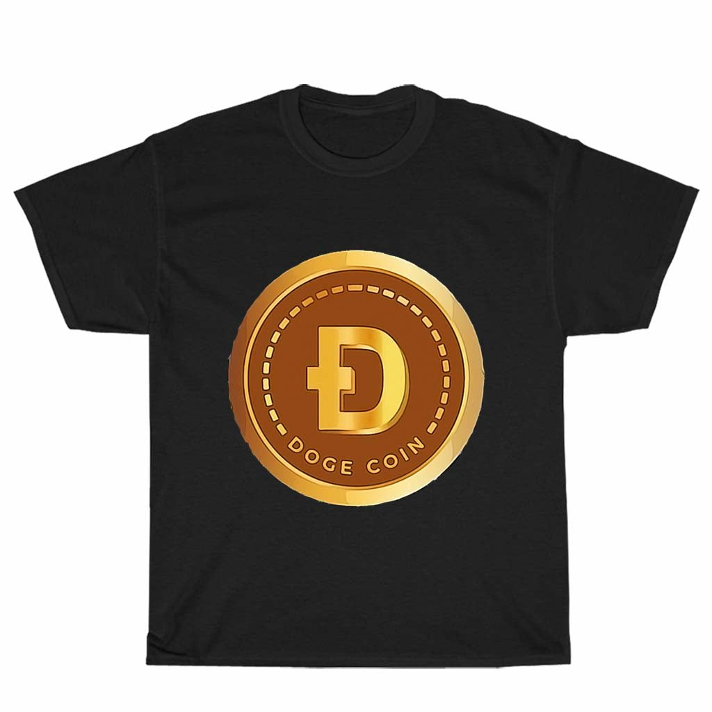 Dogecoin Fails to Break the Downtrend on the Daily Chart Logo Unisex Men's T Shirt Size S to 3XL