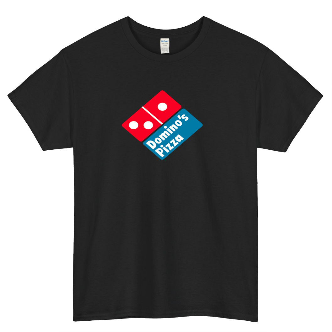 DOMINOS PIZZA LOGO SHORT SLEEVE T SHIRT -P