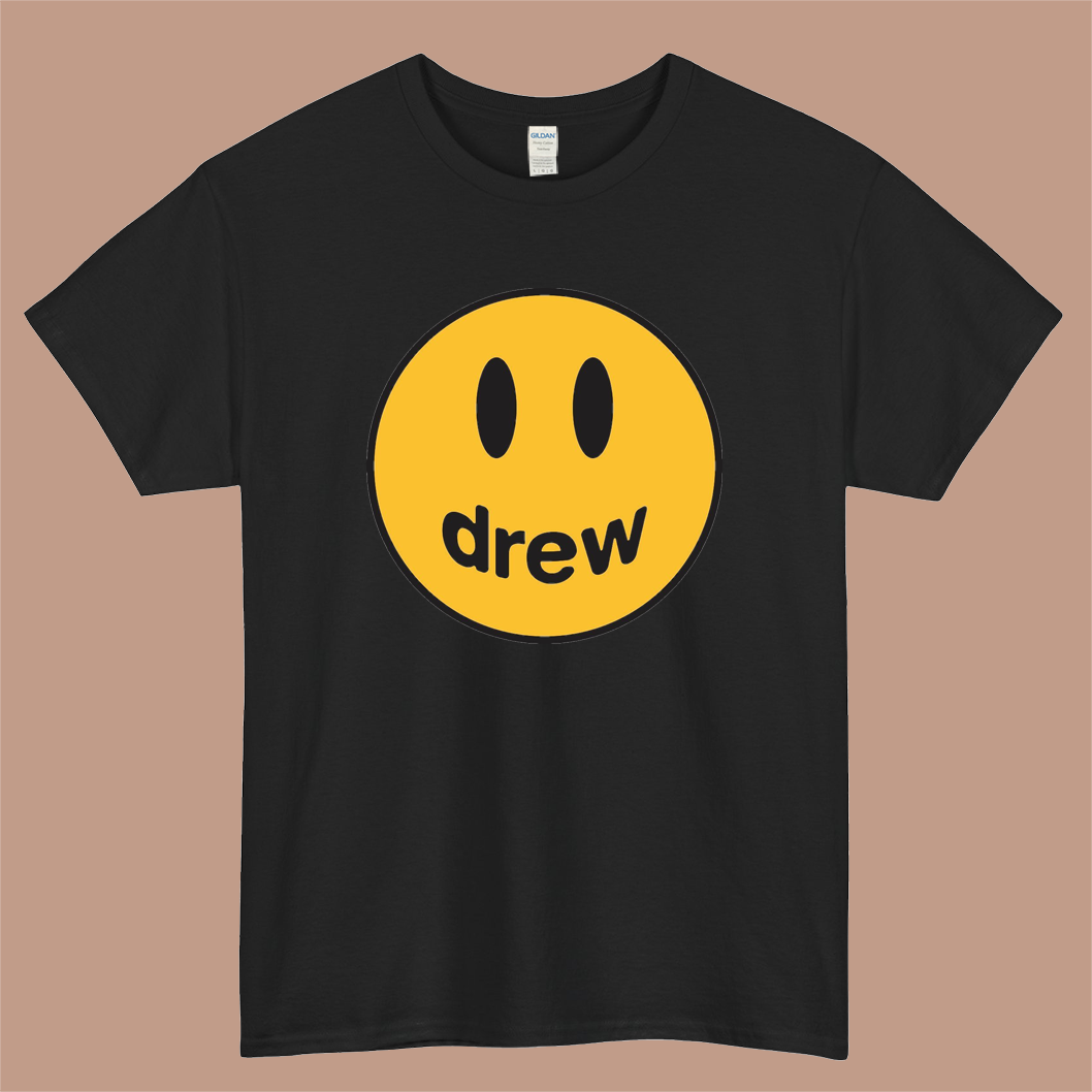 Drew House Logo Mens Unisex Short Sleeve Black T-Shirt Size S-3XL