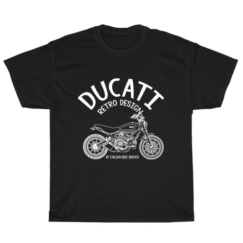 New Brand Ducati Scrambler Retro Unisex T Shirt S - 3XL