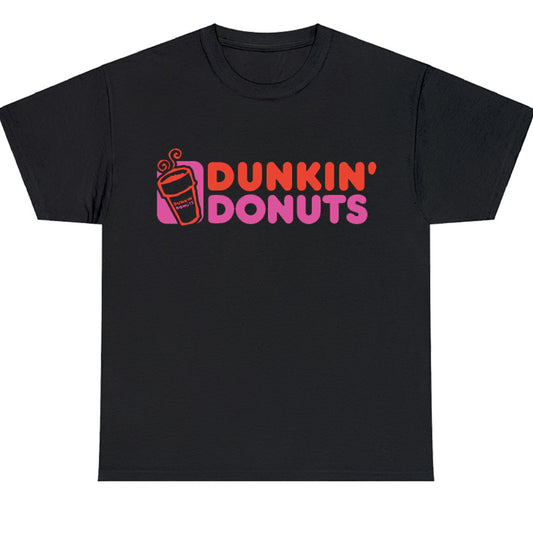 Dunkin Donuts Logo Men's Unisex T Shirt Size S to 3XL