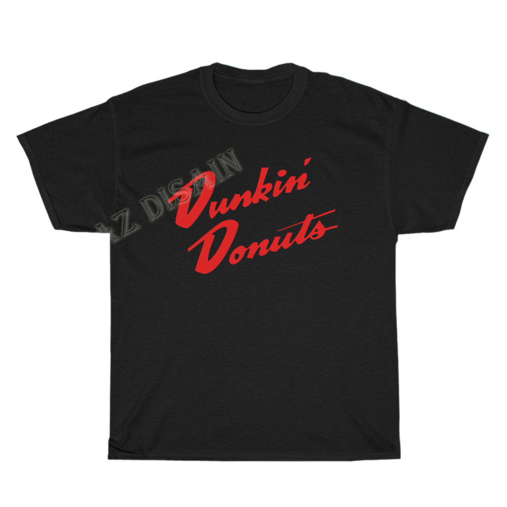 Dunkin donuts Logo Men's Unisex T Shirt Size S to 3XL