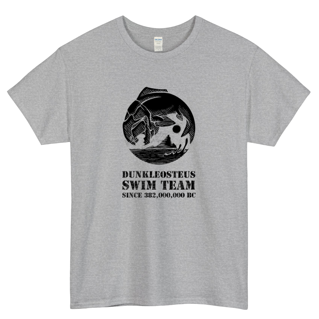 Dunkleosteus Swim Logo Mens Unisex Short Sleeve T-Shirt Size S-3XL - P