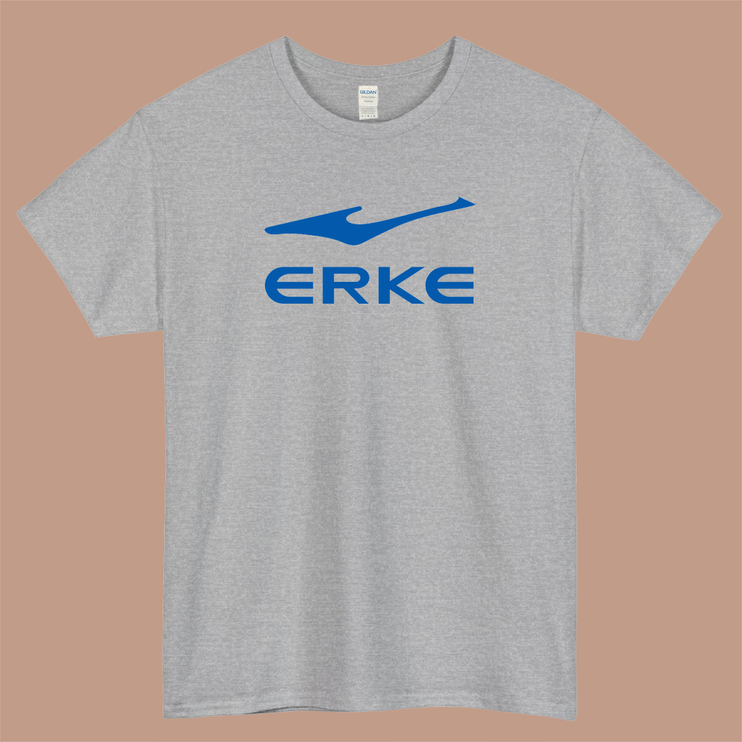 ERKE Logo Mens Unisex Short Sleeve T-Shirt Size S-3XL