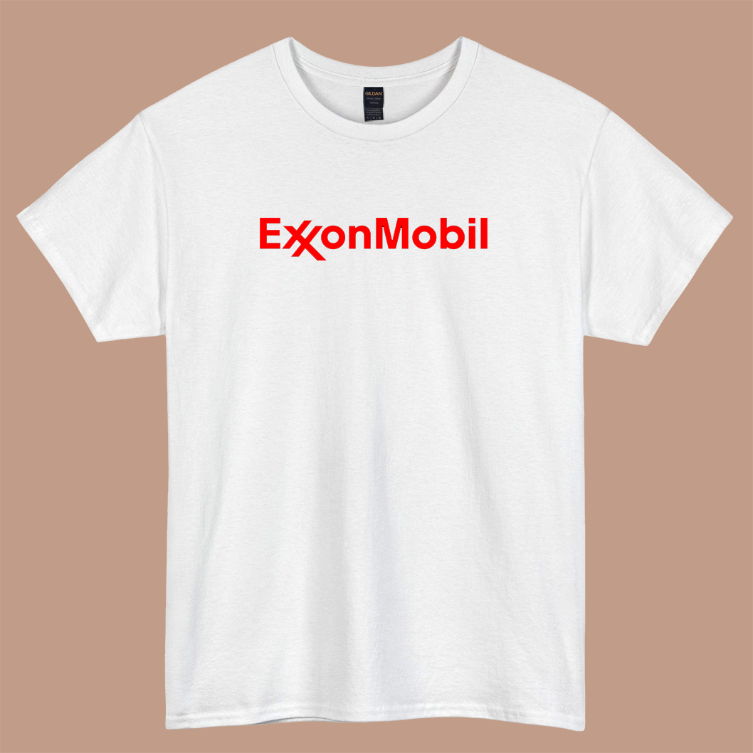 EXXON MOBIL LOGO short SLEEVE T SHIRT -P