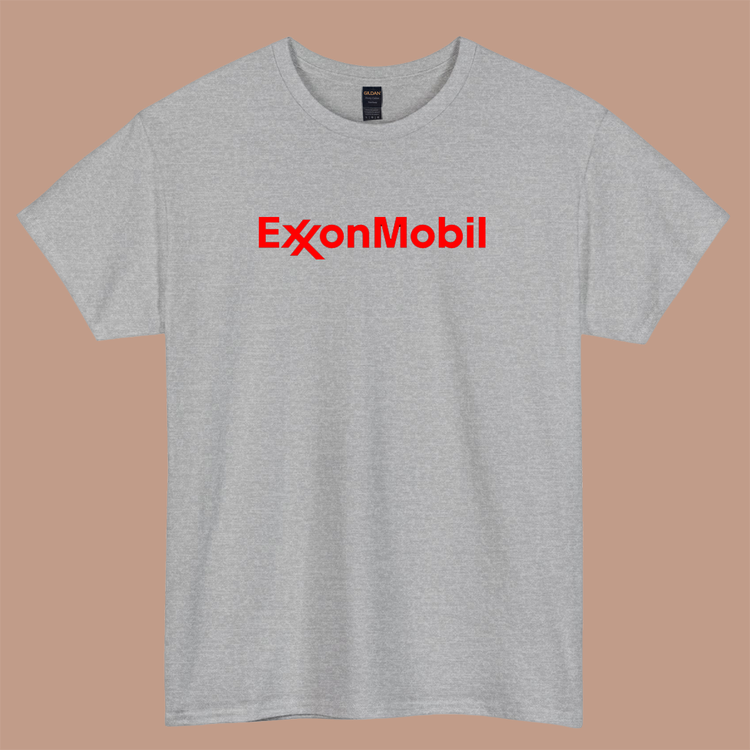 EXXON MOBIL LOGO short SLEEVE T SHIRT -P