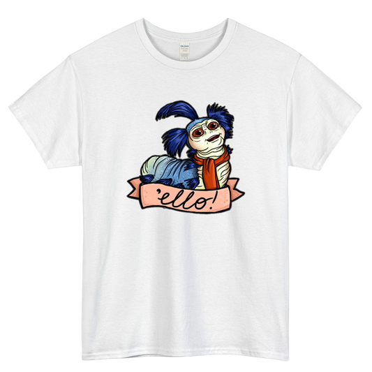 Ello - Labyrinth Worm Logo Mens Unisex Short Sleeve T-Shirt Size S-3XL - P